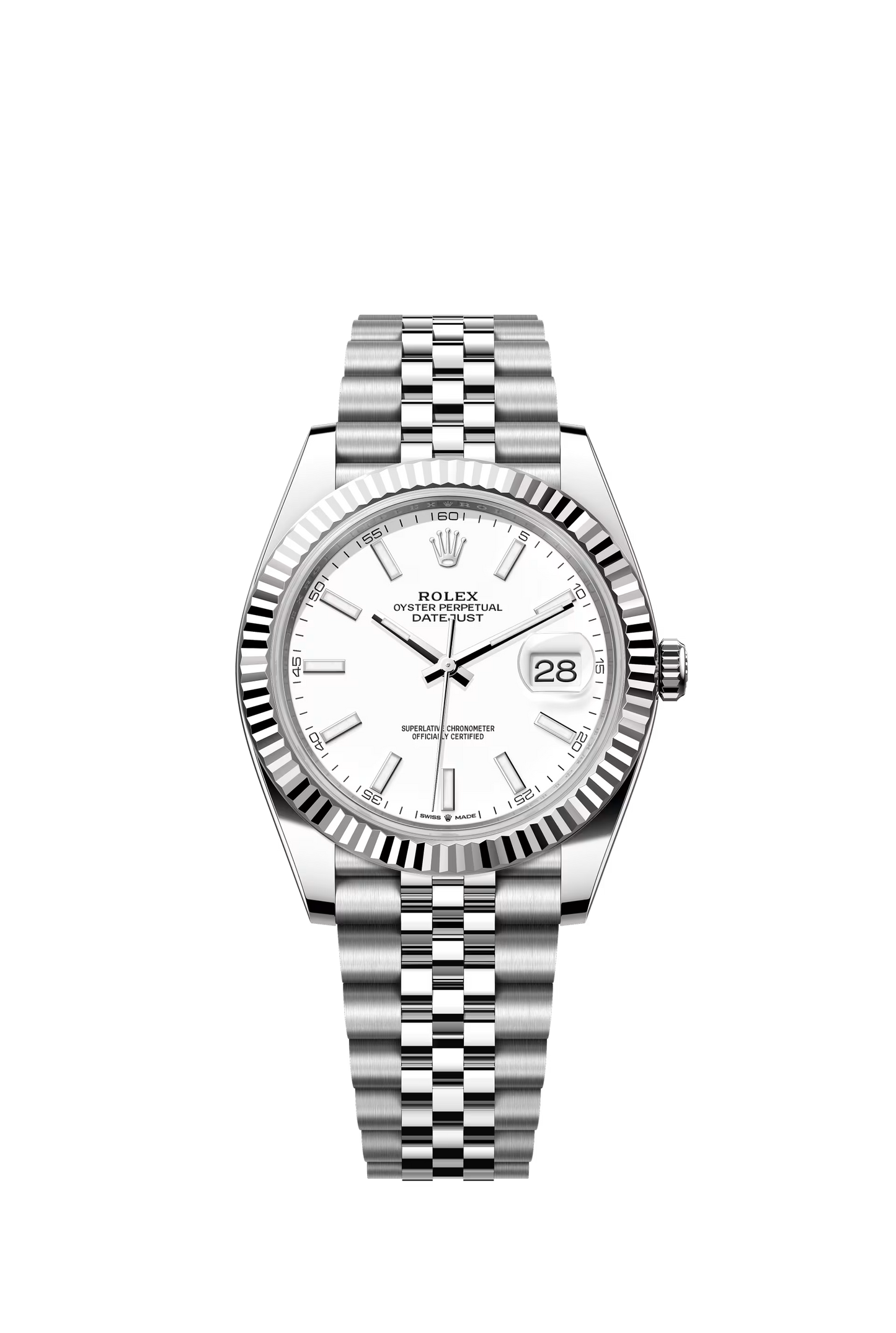 Rolex Datejust Jubilee - Silver + White Dial