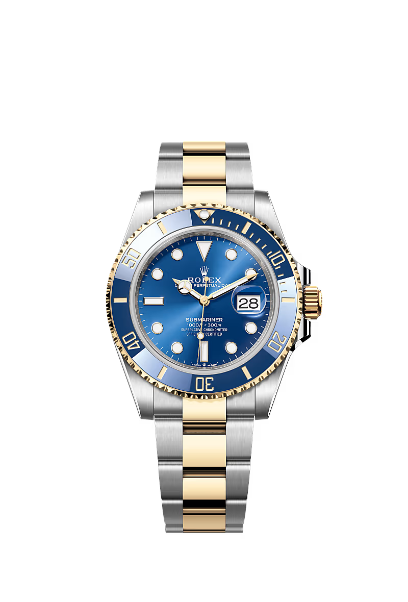 Rolex Submariner - Gold Two-Tone + Blue Dial