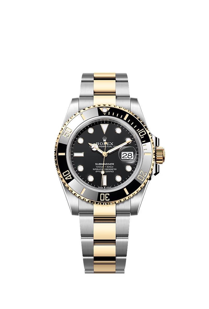 Rolex Submariner - Gold Two-Tone + Black Dial