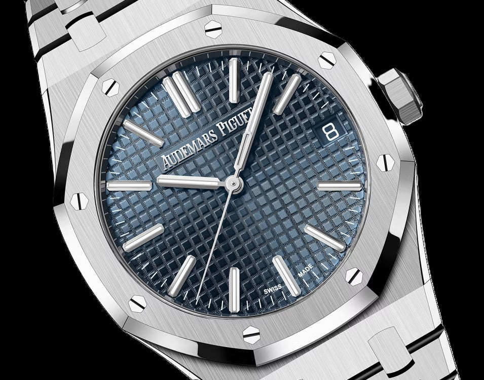 Audemars Piguet Royal Oak - Silver + Blue Dial (AP)