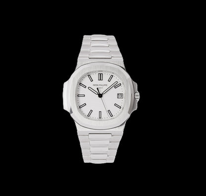 Patek Philippe Nautilus - Silver + White Dial 42mm