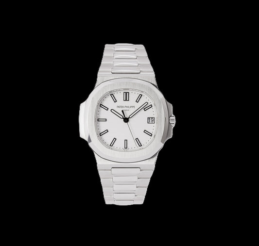 Patek Philippe Nautilus - Silver + White Dial 42mm