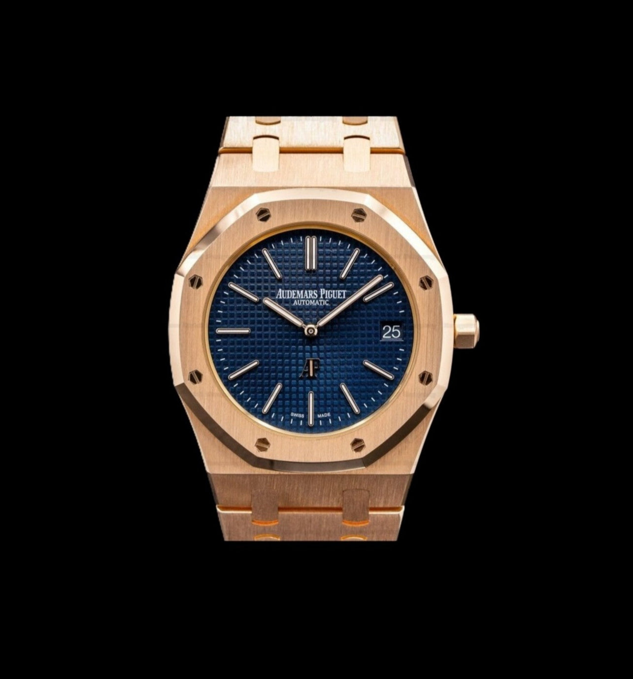 Audemars Piguet Royal Oak - Gold + Blue Dial (AP)