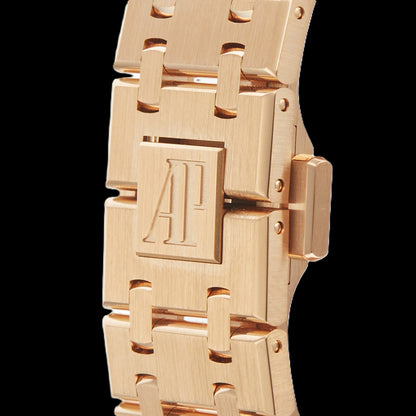 Audemars Piguet Royal Oak - Gold + Black Dial (AP)