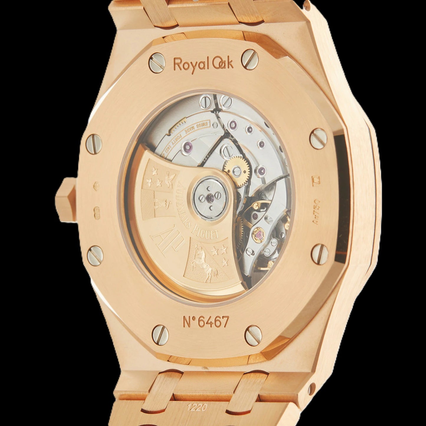 Audemars Piguet Royal Oak - Gold + Black Dial (AP)