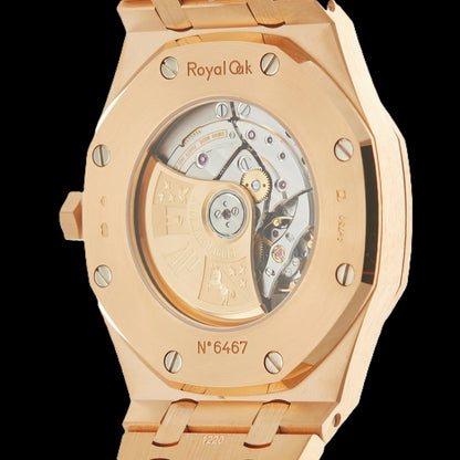 Audemars Piguet Royal Oak - Gold + Black Dial (AP)