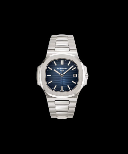 Patek Philippe Nautilus - Silver + Blue Dial 42mm