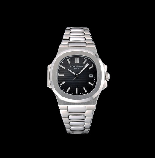 Patek Philippe Nautilus - Silver + Black Dial 42mm