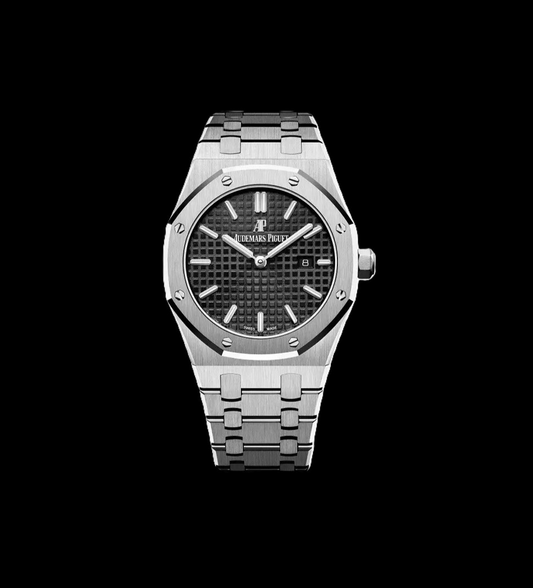 Audemars Piguet Royal Oak - Silver +  Black Dial (AP)