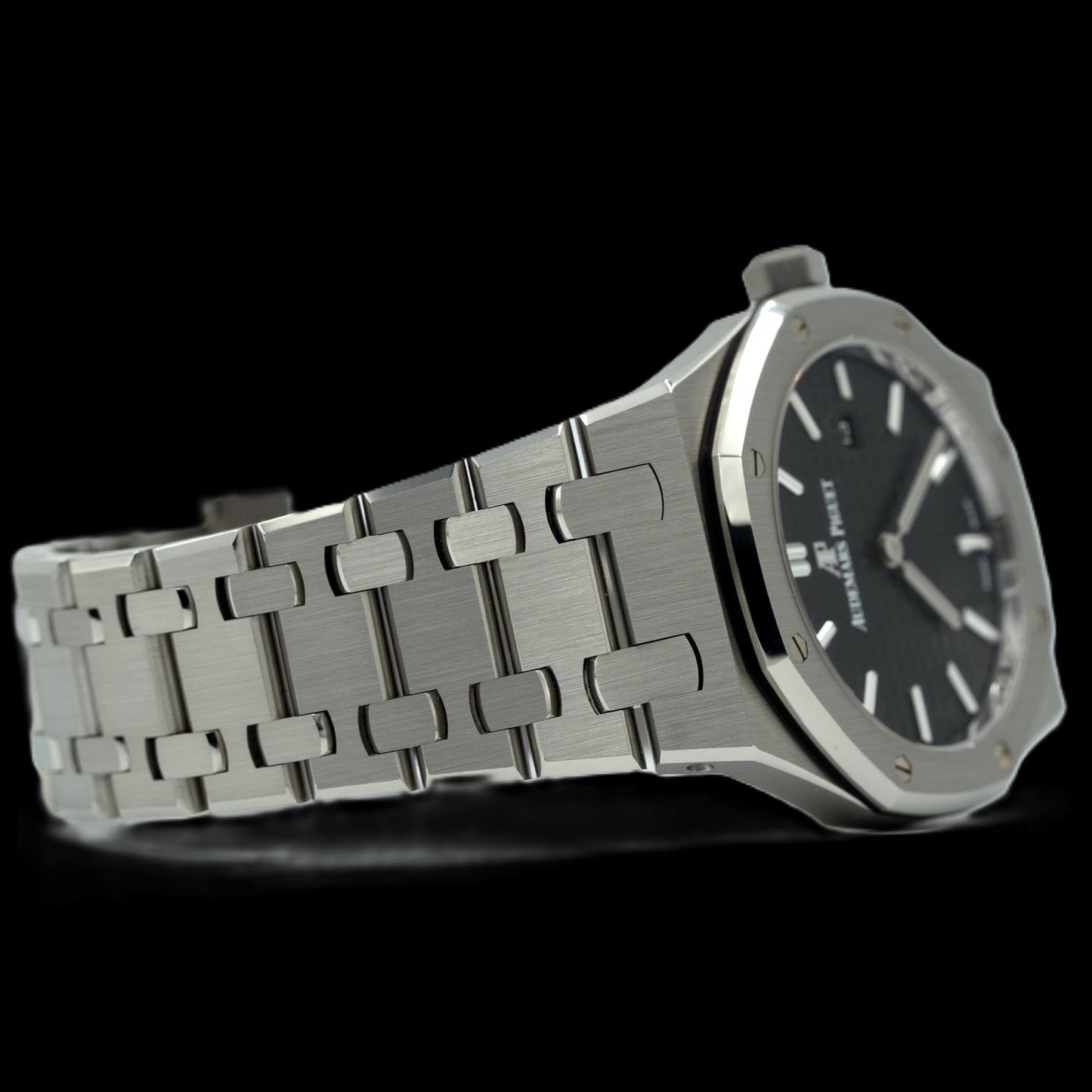 Audemars Piguet Royal Oak - Silver +  Black Dial (AP)