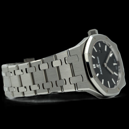 Audemars Piguet Royal Oak - Silver +  Black Dial (AP)