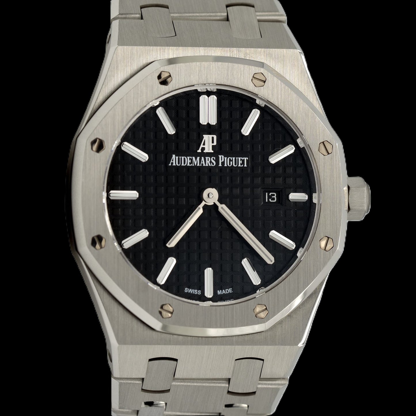 Audemars Piguet Royal Oak - Silver +  Black Dial (AP)