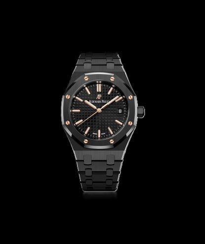 Audemars Piguet Royal Oak - Black + Black Dial (AP)