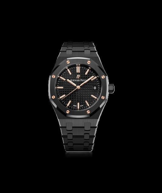 Audemars Piguet Royal Oak - Black + Black Dial (AP)