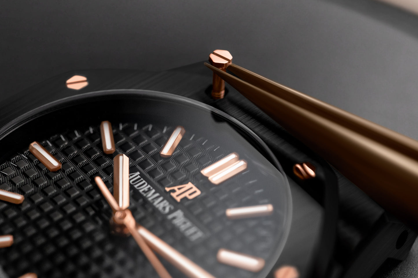 Audemars Piguet Royal Oak - Black + Black Dial (AP)