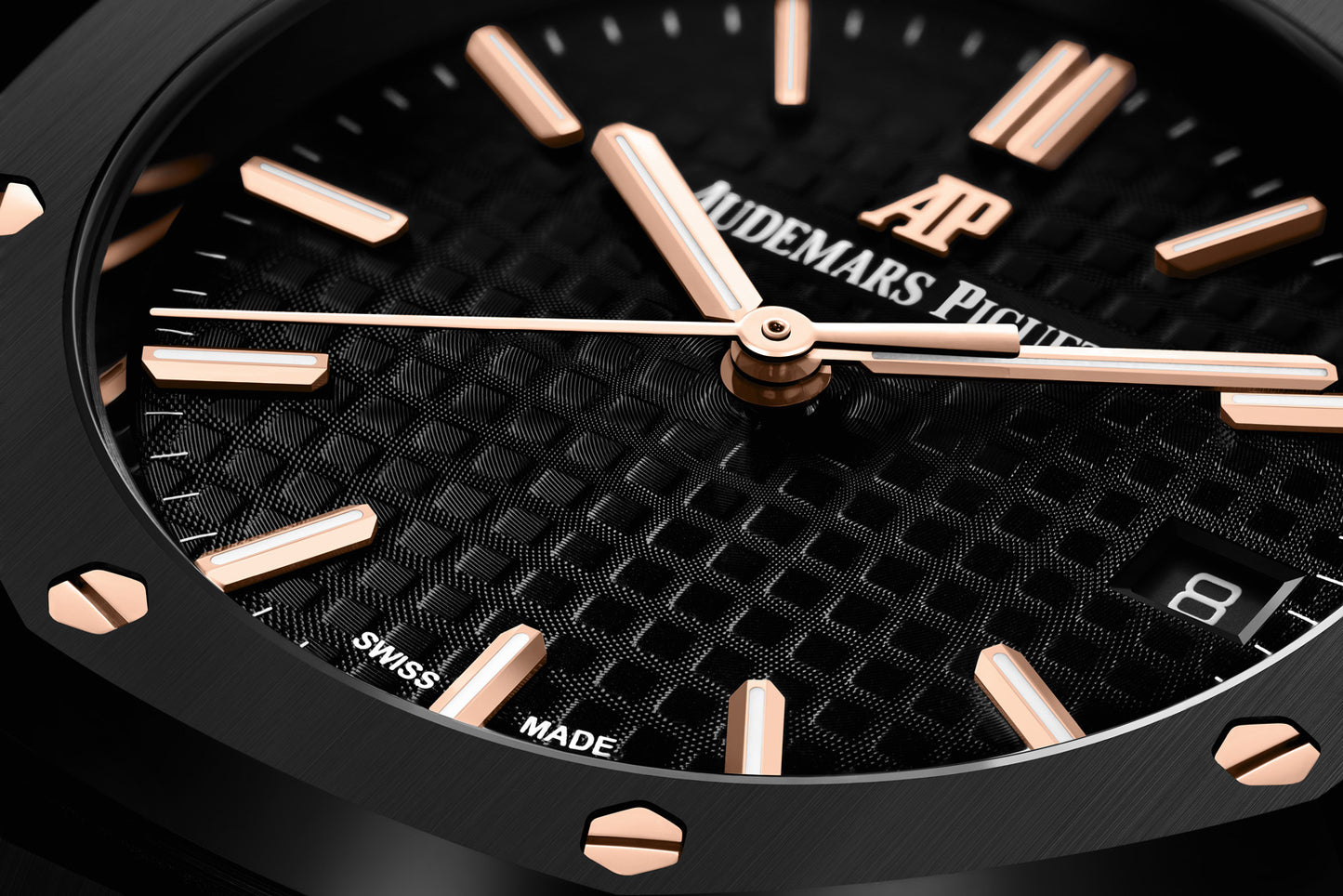 Audemars Piguet Royal Oak - Black + Black Dial (AP)