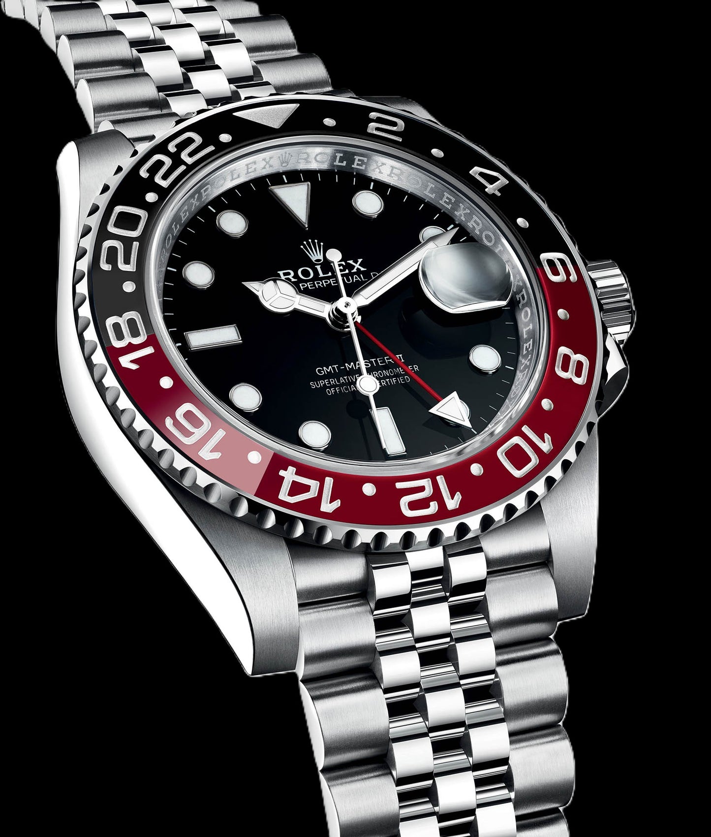 Rolex Submariner - Black + Red Fade + Jubilee Band (Coke)
