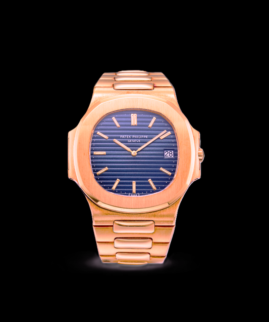 Patek Philippe Nautilus - Rose Gold + Blue Dial 42mm