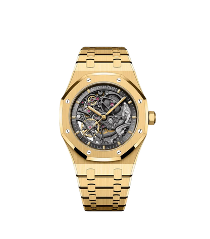 Audemars Piguet Royal Oak Skeleton - Gold + Black (AP)