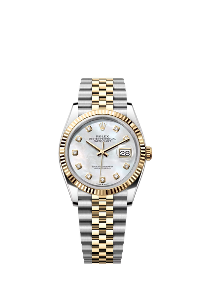 Rolex Datejust Jubilee - Two-Tone + Pearl Diamond Dial
