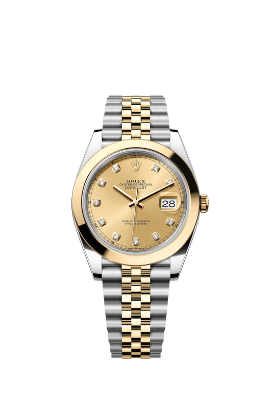 Rolex Datejust Jubilee - Two-Tone + Gold Diamond Smooth Dial
