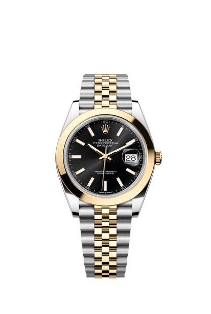 Rolex Datejust Jubilee - Two-Tone + Black Smooth Dial
