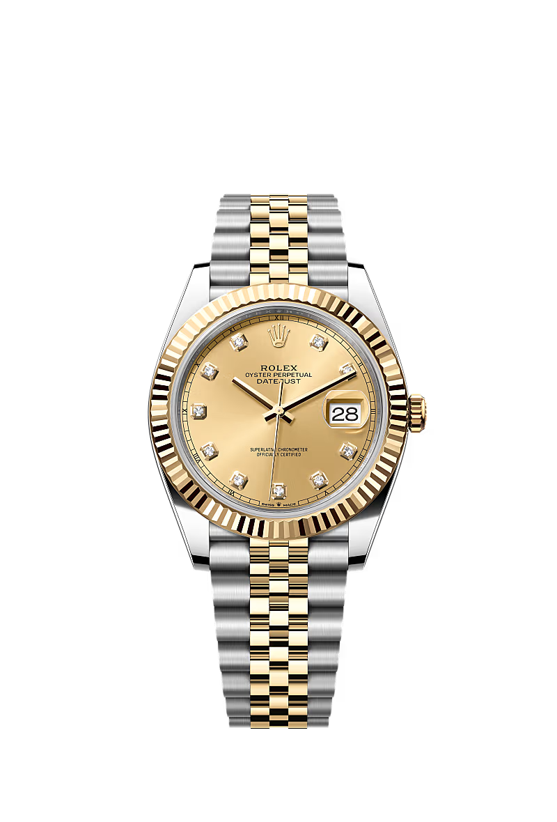Rolex Datejust Jubilee - Two-Tone + Gold Diamond Dial