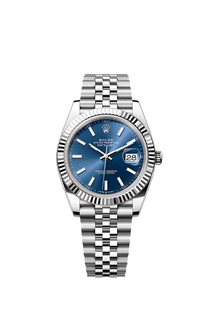 Rolex Datejust Jubilee - Silver + Blue Dial