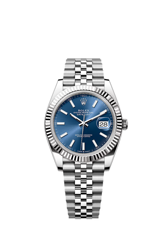 Rolex Datejust Jubilee - Silver + Blue Dial