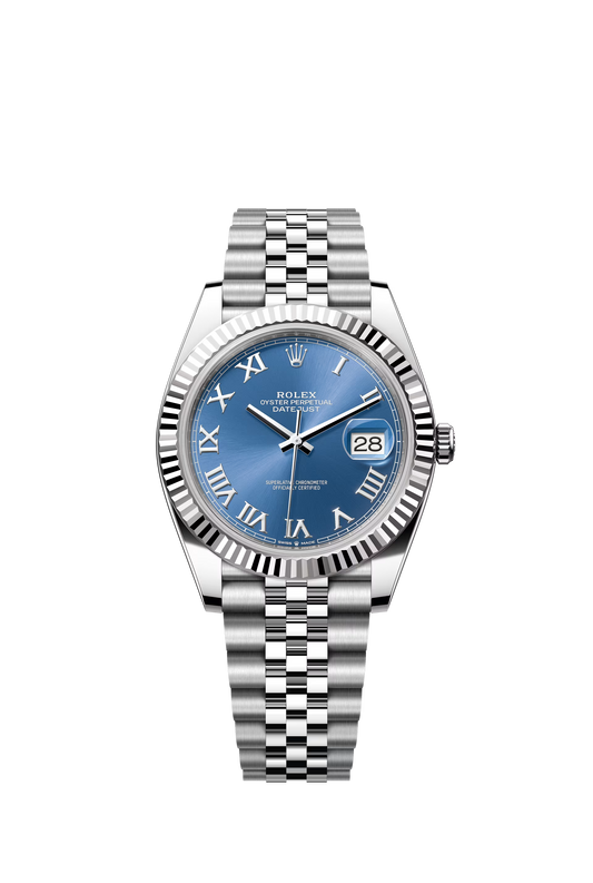 Rolex Datejust Jubilee - Silver + Blue XII Dial