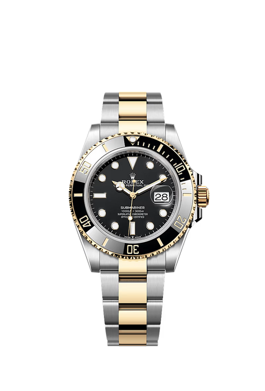 Rolex Submariner - Gold Two-Tone + Black Dial