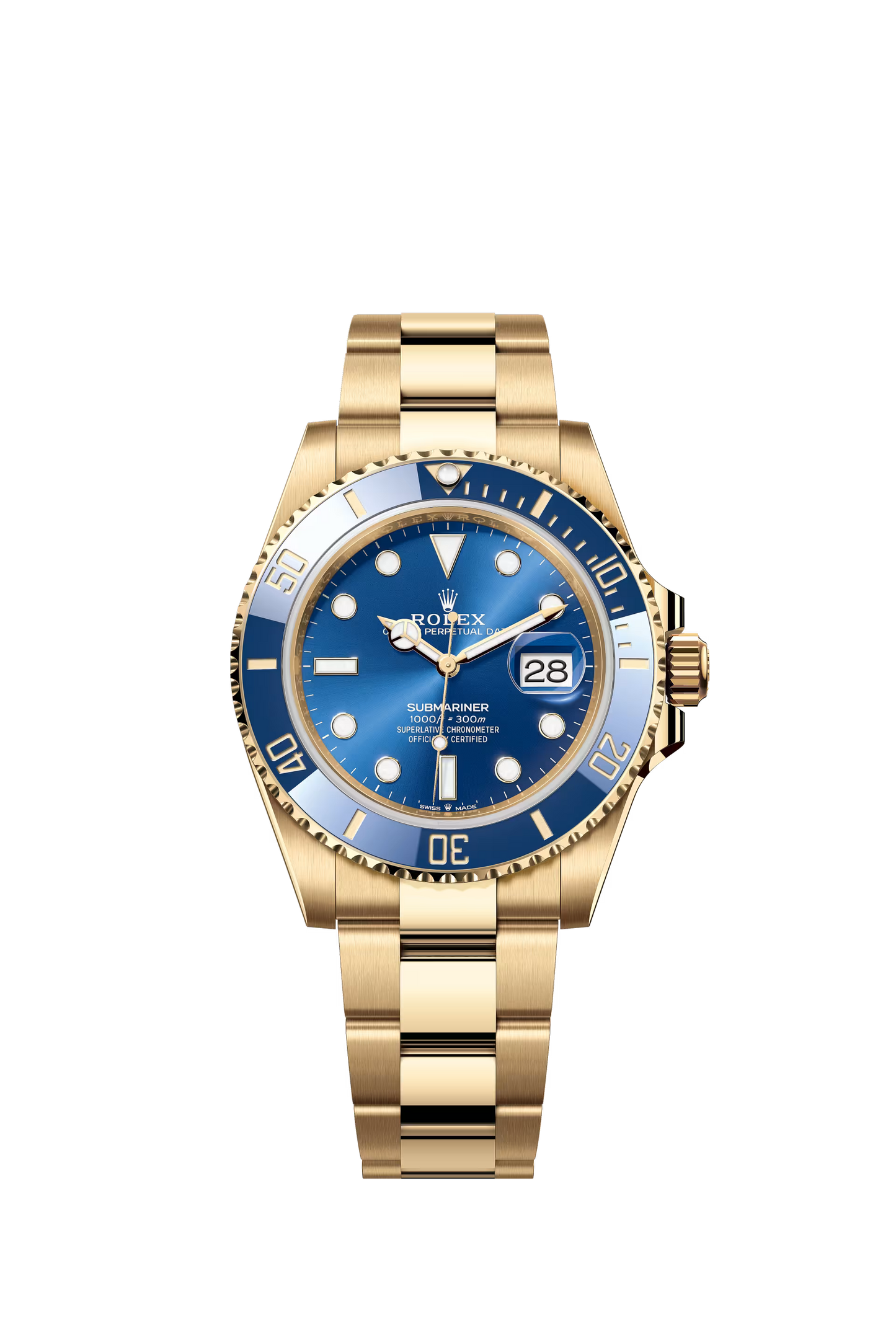Rolex Submariner - Gold + Blue Dial