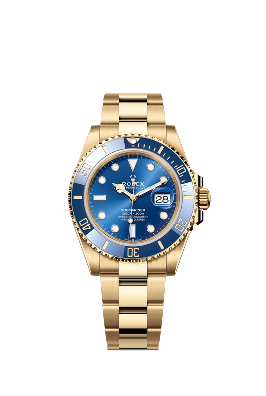 Rolex Submariner - Gold + Blue Dial