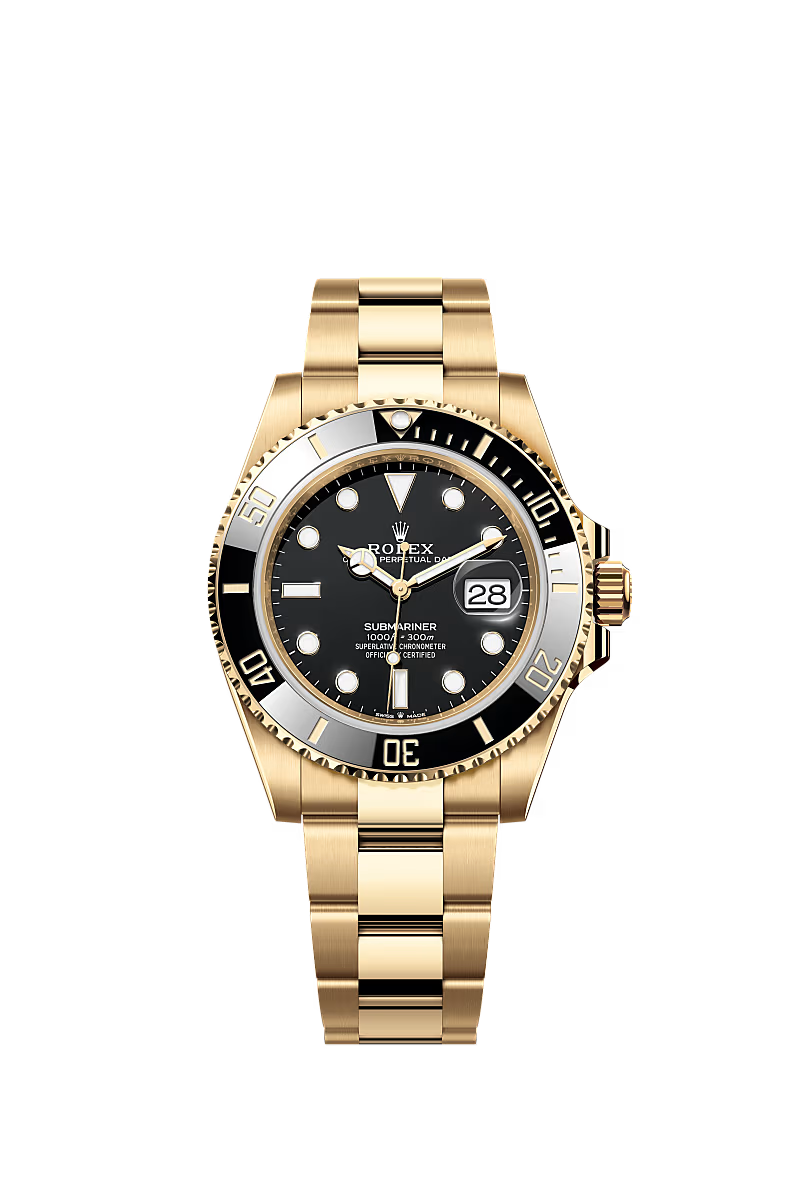 Rolex Submariner - Gold + Black Dial