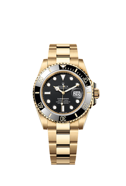 Rolex Submariner - Gold + Black Dial