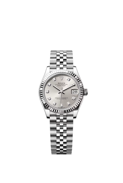 Rolex Datejust Jubilee - Silver + Silver Diamond Dial