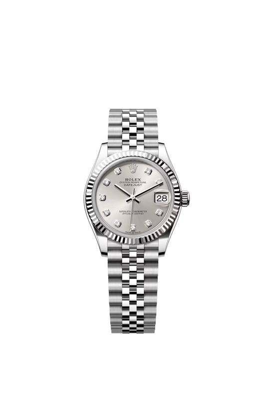 Rolex Datejust Jubilee - Silver + Silver Diamond Dial