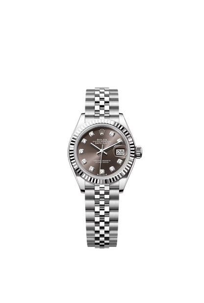 Rolex Datejust Jubilee - Silver + Chocolate Diamond Dial