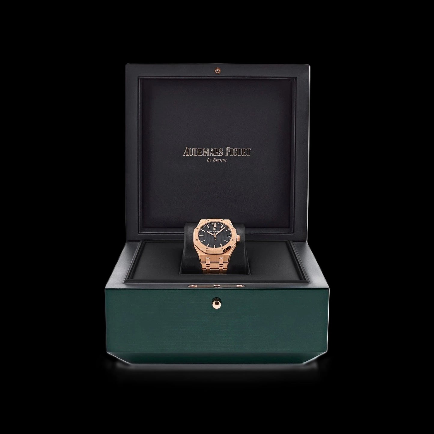 Audemars Piguet Royal Oak - Rose Gold + Black (AP)