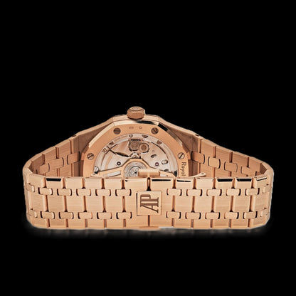 Audemars Piguet Royal Oak - Rose Gold + Black (AP)