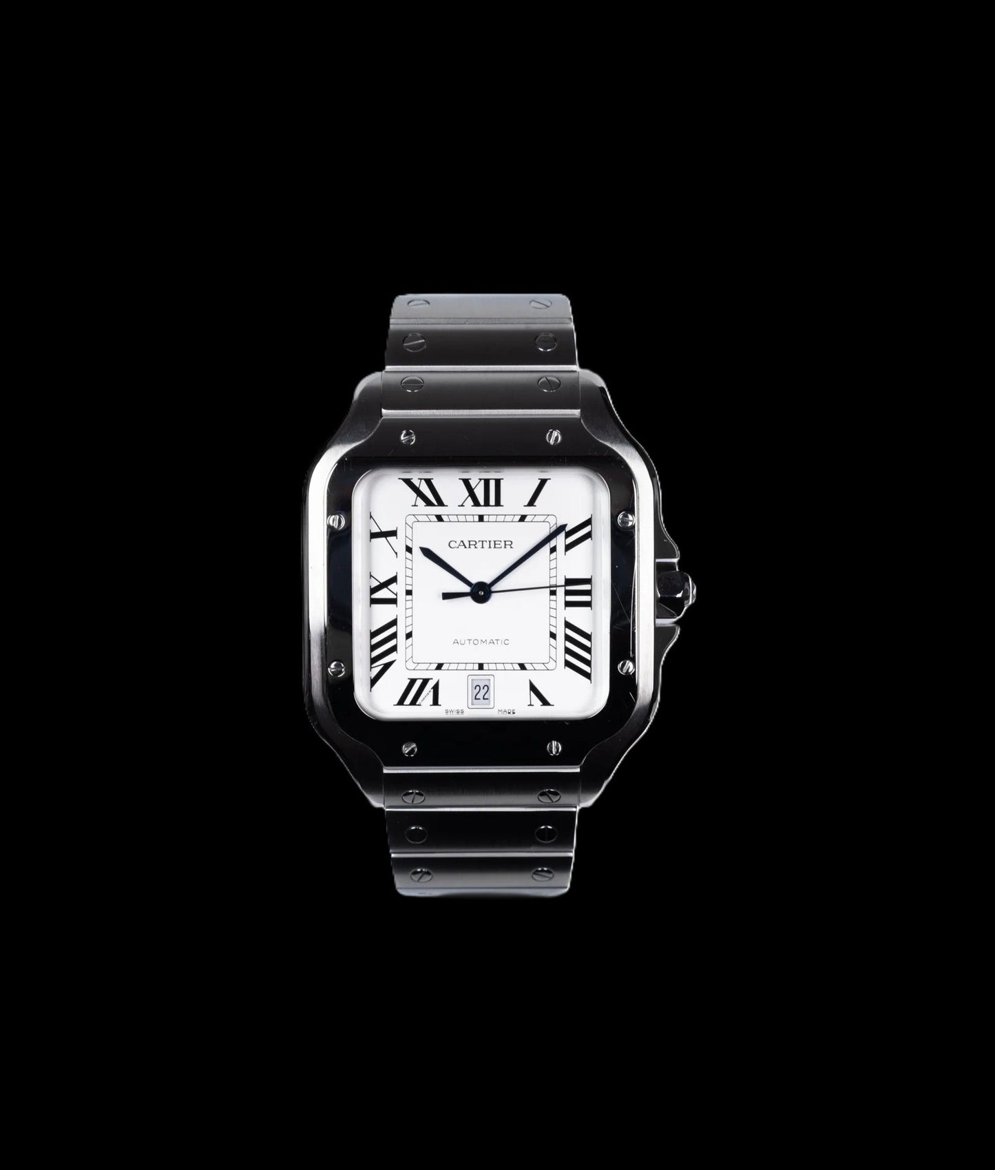 Cartier Santos - Black + White Dial