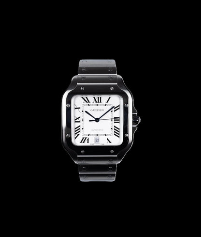 Cartier Santos - Black + White Dial