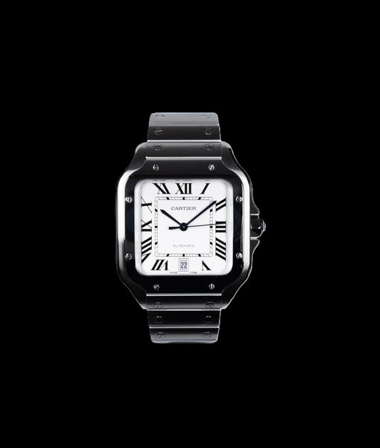 Cartier Santos - Black + White Dial