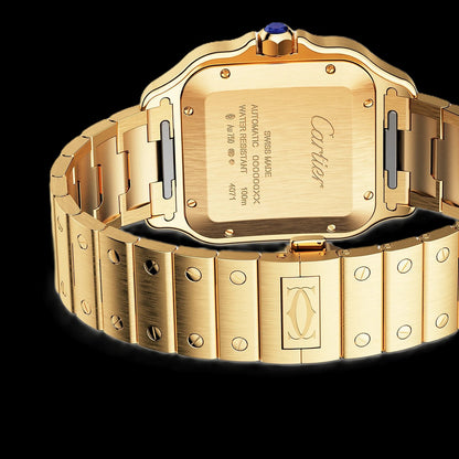Cartier Santos - Gold + White Dial