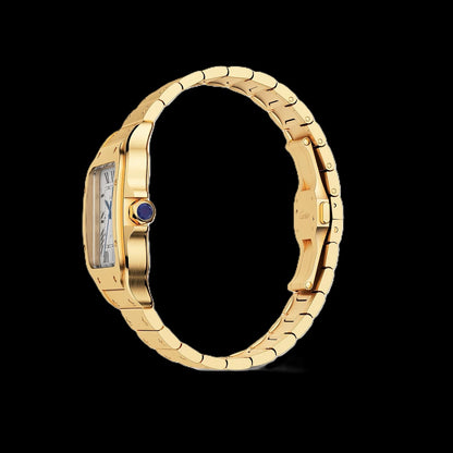 Cartier Santos - Gold + White Dial