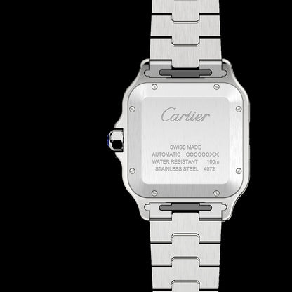 Cartier Santos - Silver + White Dial
