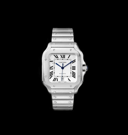 Cartier Santos - Silver + White Dial