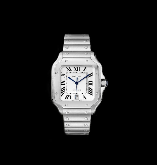 Cartier Santos - Silver + White Dial