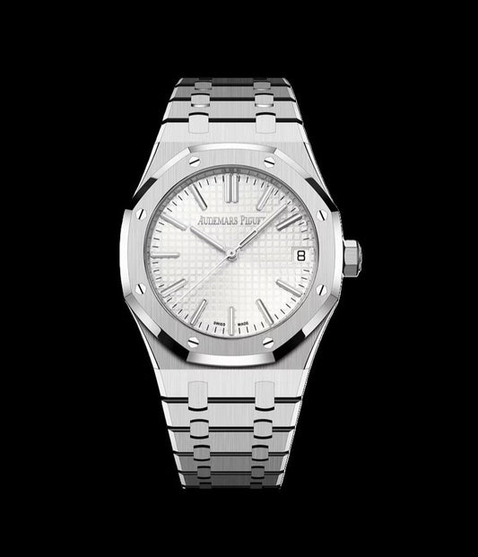 Audemars Piguet Royal Oak - Silver + White Dial (AP)